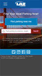 Mobile Screenshot of lazparking.com